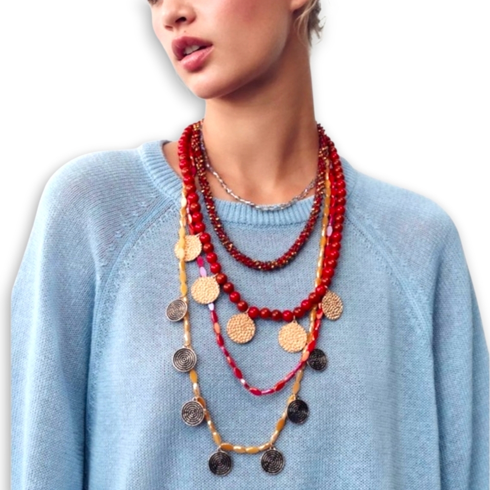 ZARA Beaded Necklace Pack